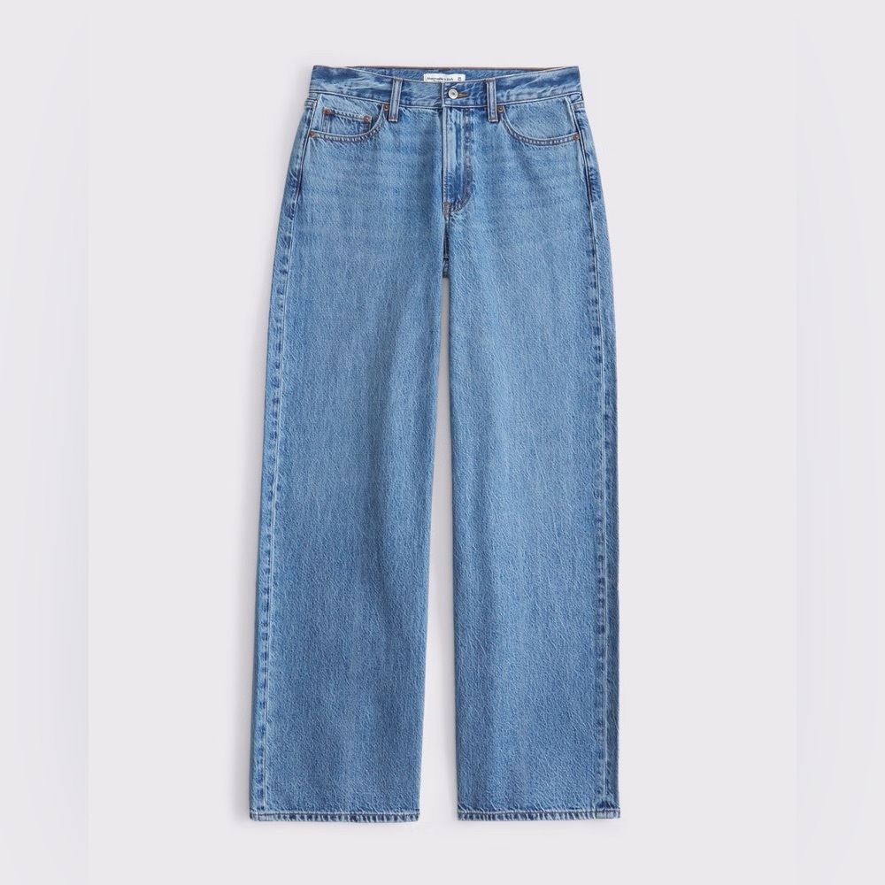 ABERCROMBIE LOW RISE ULTRA LOOSE JEANS